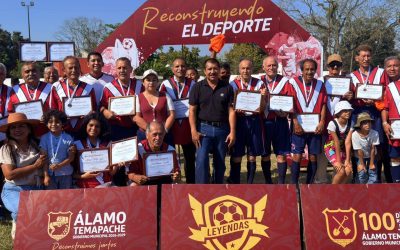 PEPE ARENAS HOMENAJEA A LEYENDAS DEL FÚTBOL ALAMENSE