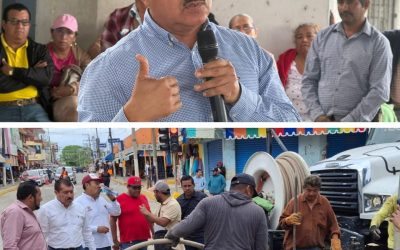 PREPARA PEPE ARENAS BANDERAZOS DE OBRA PÚBLICA