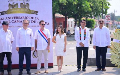 Conmemora Congreso de Veracruz el CLXIII aniversario de la Batalla de Camarón
