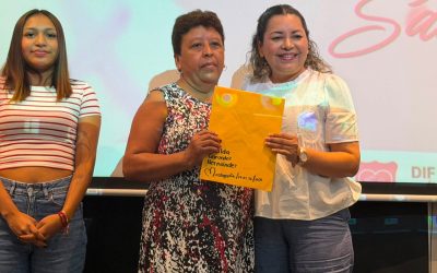MUJERES, AGRADECIDAS CON EL DIF MUNICIPA