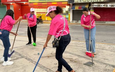 DIF MUNICIPAL IMPULSA JORNADA “BARRETÓN” PARA MANTENER LIMPIO ÁLAMO