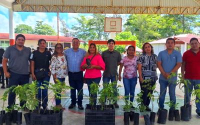 IMPULSAN JORNADA DE REFORESTACIÓN EN ESCUELA SECUNDARIA DE CHAPOPOTE NÚÑEZ